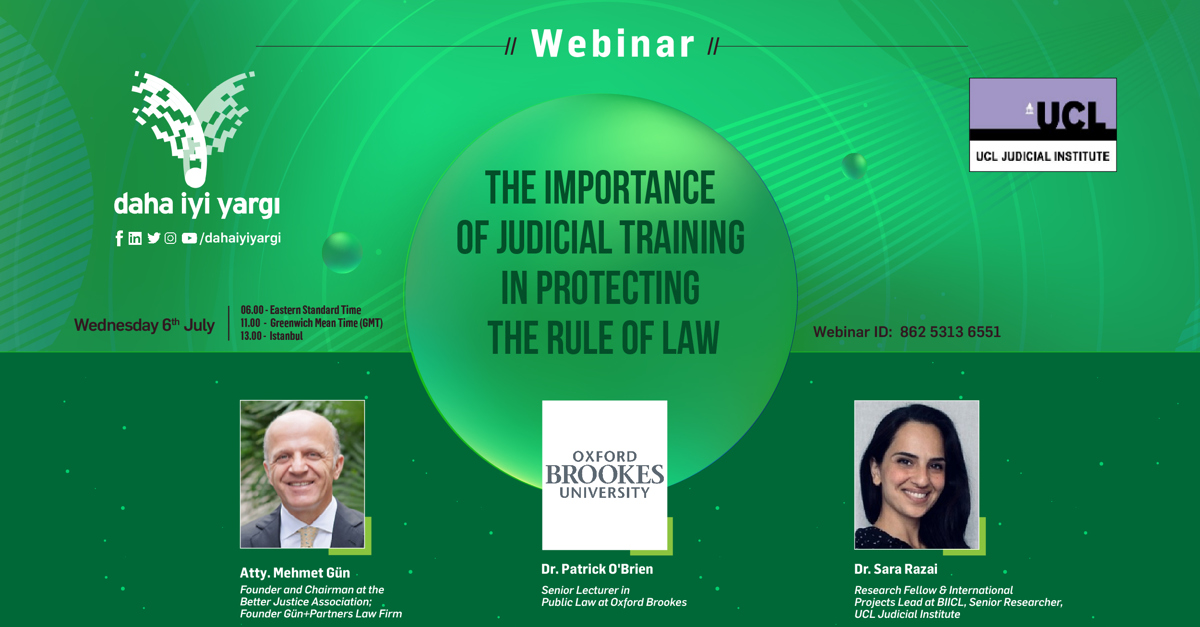 Webinar: The Importance of Judicial Training in Protecting The Rule of Law