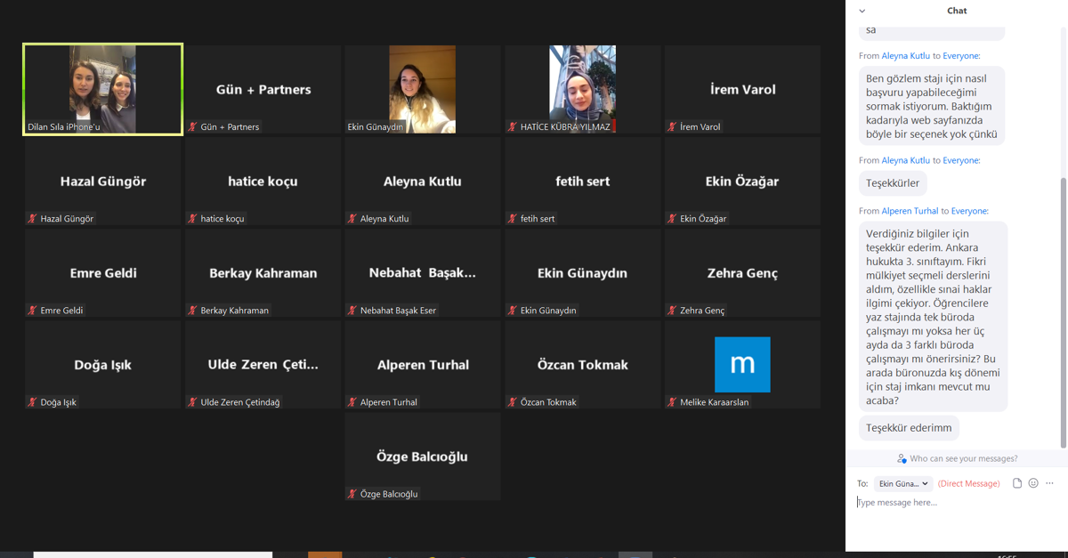 Dilan Sıla Kayalıca ve Zeynep Çağla Üstün ELSA Ankara Etkinliğinde Konuşmacı Oldular