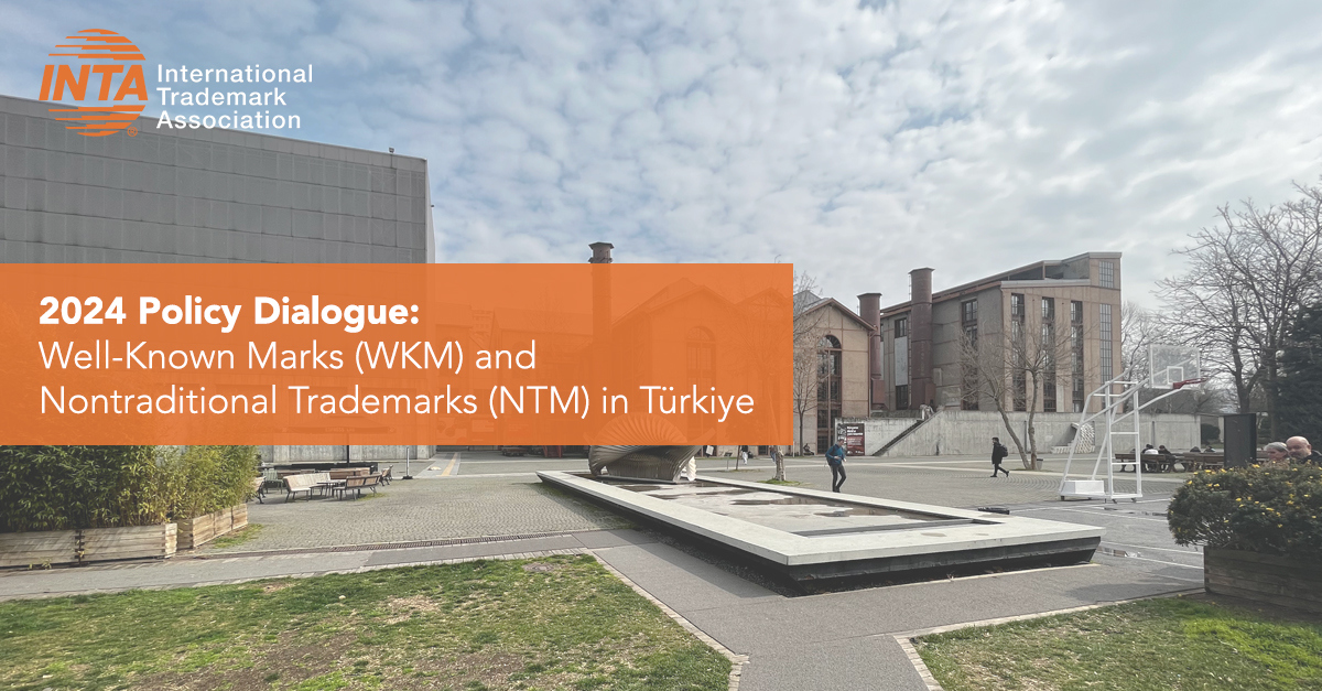 Invitation to the 2024 Policy Dialogue: Well-Known Marks (WKM) and Nontraditional Trademarks (NTM) in Türkiye Seminar Organized by INTA