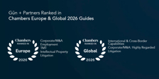 Proud to Announce Our Recognition in The Chambers Europe & Global 2026 Guides!