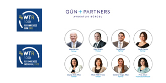 Gün + Partners Top Ranked by WTR 1000 2022