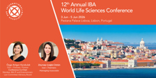 We are Attending the 12th Annual IBA World Life Sciences Conference in Lisbon