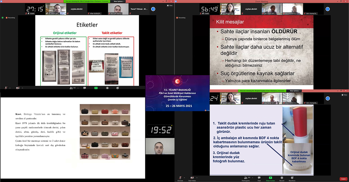 We Performed Presentations at “Customs IP Training” of Turkish Customs General Directorate