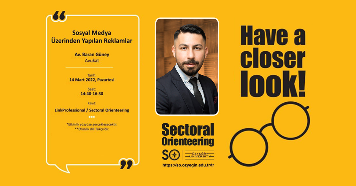 Baran Güney to Speak at the Sectoral Orienteering Event