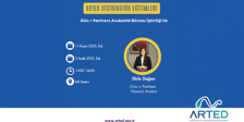 Dicle Doğan to Speak at ARTED’s “Anti-Corruption and Interactions with Healthcare Professionals” Training