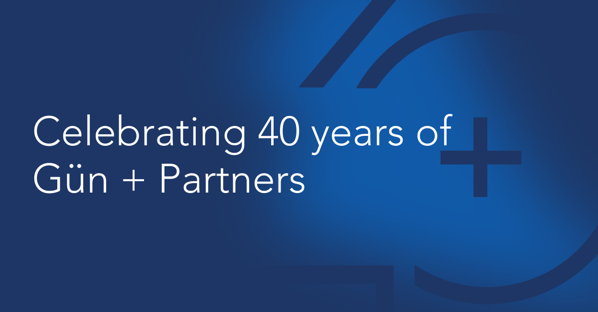 Gün + Partners 40th Anniversary Invitation