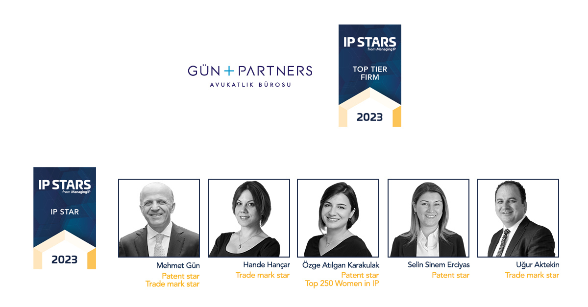 Gün + Partners Top Ranked by IP STARS 2023