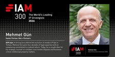 Mehmet Gün, IAM Strategy 300 2026 Listesinde Yer Aldı