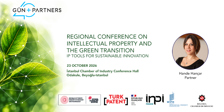 Hande Hançar to Speak at the Regional Conference on Intellectual Property and the Green Transition