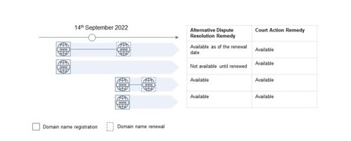 Domain name registration and renewal