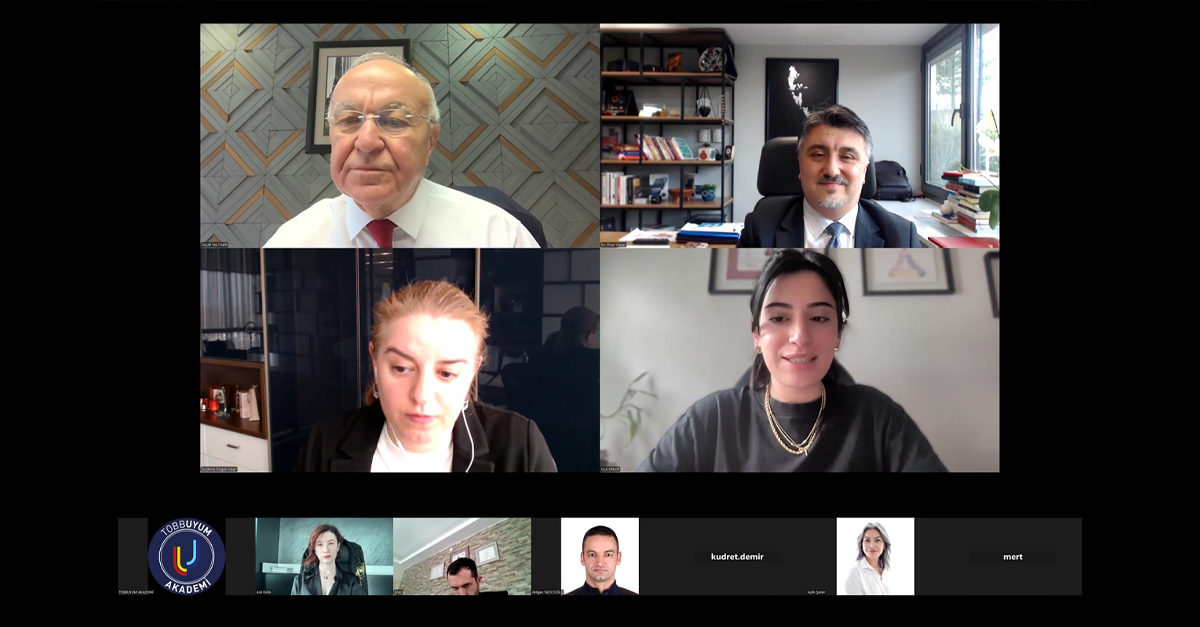 Güldeniz Doğan Alkan Spoke at the Webinar Organized by TOBBUYUM