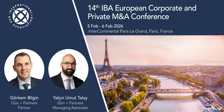 We are Attending the 14th IBA European Corporate and Private M&A Conference in Paris