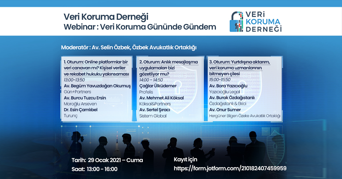 Begüm Yavuzdoğan Okumuş Veri Koruma Derneği Webinarında Konuştu