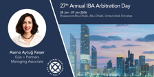 We are Attending the 27th Annual IBA Arbitration Day in Abu Dhabi