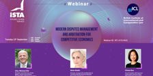 Webinar: Modern Disputes Management and Arbitration for Competitive Economies